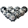 thumbnail image 6 of Ajuny Set of 20 Ceramic Knobs Black White for Door Handle Dresser Drawers Kitchen Cabinet Chest Hand Painted Cupboard Pull Knob, 6 of 7
