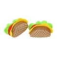 thumbnail image 4 of Cat Toy Creative Funny Plush Hamburger Cat Interactive Toy Cat Teething Toy, 4 of 7