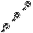 thumbnail image 1 of HAOAN3 Pack Condenser Mount Profile Microphone Shock Holder Black, 1 of 8