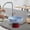 D, variant on Clearance! Zguuel Colander Bowl Vegetable Washing Basket Food Storage Container Kitchen Storage Rack Fruit Vegetable Drainer Colander Dish Drying Rack for Countertop