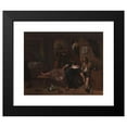 thumbnail image 2 of Jan Steen 14x12 Black Modern Framed Museum Art Print Titled - The Drunken Couple (C. 1655 - C. 1665), 2 of 5