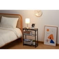 thumbnail image 6 of Side Table with Magazine Rack - Narrow End Table for Small Spaces - Retro Design, 6 of 6