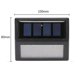 thumbnail image 2 of grey Paquete de 2 luces solares para exteriores, 6 luces LED solares para camino, luces de seguridad para pasos de puerta trasera de jardín, 2 of 4