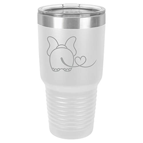 Tumbler Stainless Steel Vacuum Insulated Travel Mug Elephant In Tumbler Stainless Steel Vacuum