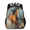 Blue, variant on Red Bowling Ball Backpack, Lightweight Casual Daypack with Chest Strap & Water Bottle Pockets, Sports Sports Travel Bag for Work