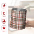 thumbnail image 5 of 12oz Coffee Tumblers Red and Green Plaid Christmas Pattern Stainless Steel Vacuum Insulated Travel Tumbler Coffee Cups Mug with Lid and Straw with Cleaning Brush for Cold & Hot Drinks, 5 of 5