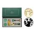 thumbnail image 1 of Amdohai Retro Letters Wax Seal Stamp Set Handmade DIY Envelope Seal Holiday Gift, 1 of 7
