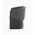 thumbnail image 3 of Modrest Vassar 19" Upholstered Modern Velvet Dining Chair in Gray, 3 of 4