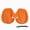 Orange, variant on New Children's Hand Stroke Assisted Swimming Hand Pu Stroke Water Palm Frog Palm Swimming Training Freestyle Assisted Hand Fins