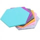 thumbnail image 3 of Juego de 6 tablones de anuncios hexagonales de fieltro Autoadhesivos, Adhesivos para notas fotográficas Tableros de pared de espuma de colores decorativos con 6 chinchetas 5,5 x 5 x 0,2 pulgadas, 3 of 5