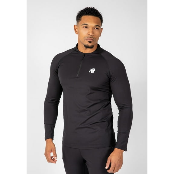 Hamilton Hybrid Long Sleeve - Black - Slim Fit