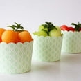 thumbnail image 3 of Simply Baked Large Paper Baking Cups Coral Wave 20-Pack Disposable and Oven-safe, 3 of 6