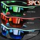thumbnail image 2 of Typpkmm /Fashion Vintage Cycling Fishing Sports Sunglasses Men Women Running Classic Mountaineering Unisex Sun Glasses Uv400 Eyewear 3PCS, 2 of 7