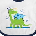 thumbnail image 4 of Inktastic Dragon for Kids Boys or Girls Baby Bib, 4 of 4