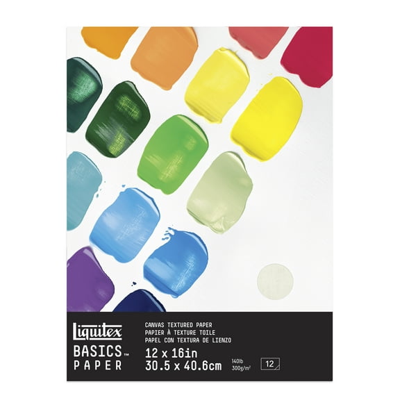 Liquitex BASICS Acrylic Paper Pad, 12" x 16"