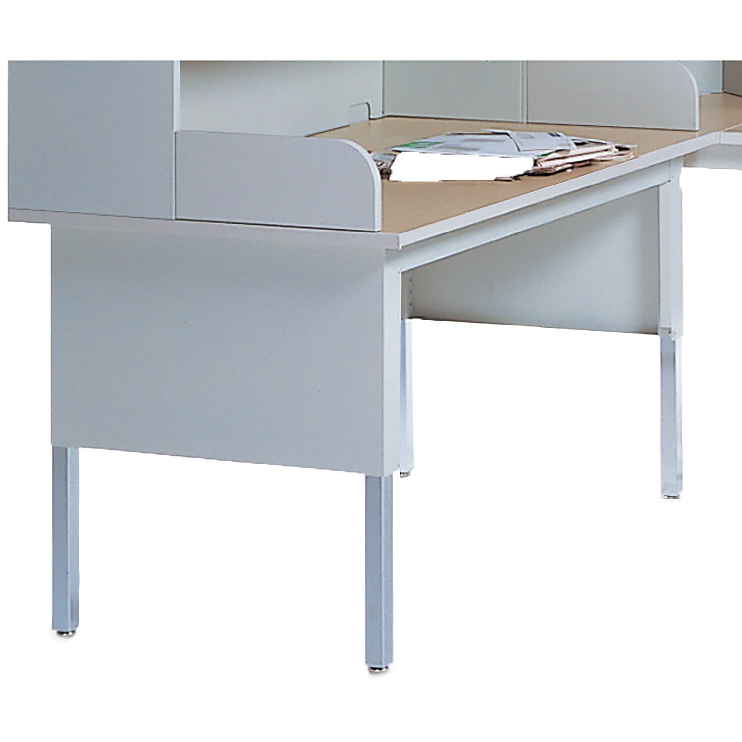 Safco MailflowToGo Work Table Pebble Gray 29"36"H x 48"W x 30"D TB48