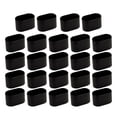 thumbnail image 3 of 24 protectores de suelo para patas de silla, de goma, ovalados, antiarañazos, silenciosos, antideslizantes, con protección completa y deslizadores., 3 of 8