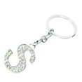 thumbnail image 4 of Llavero brillante con letras de diamantes para hombre S, 4 of 8