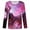 01-Purple, variant on Women's Long Sleeve Crew Neck T Shirts Space Printed Tees Causal Fashion Rave Clothes 04-Purple S