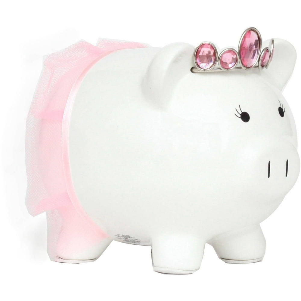 White Princess Piggy Bank