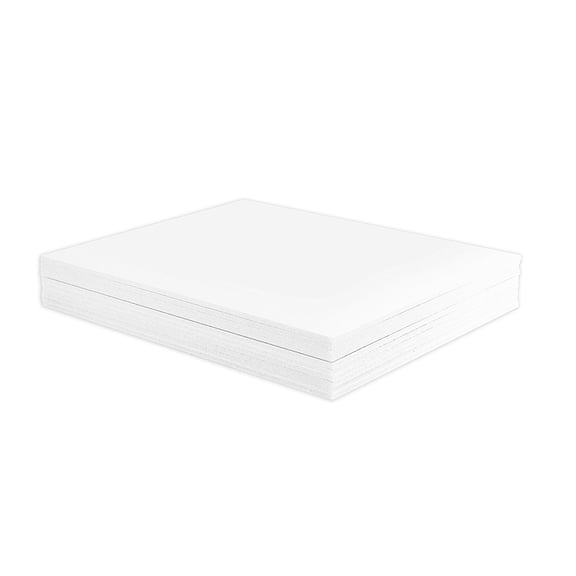 Mat Board Center, Pack of 10 1/8" White Foam Core Backing Boards (11x14, White)