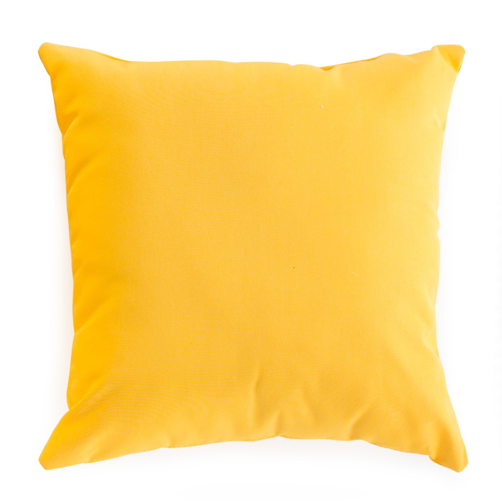 Belham Living Outdoor Solid PolyesterThrow Pillow, 16" x 16", Yellow