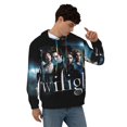 thumbnail image 4 of The Twilight Saga Men's Hoodie With Color Drawstrings Sweatshirt Hooded Pullover Print Winter Coat Jacket Large, 4 of 9