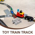 thumbnail image 3 of KAKOWELY train track prop Toy Train Track Accessories Simulation Barricade Plaything DIY Train Road Block Replacement Railway Parts Train Track Railing Barrier Pretend Model for Games, 3 of 5