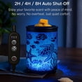 thumbnail image 4 of Electric Fragrance Wax Warmer with 7 Colors LED Light, PTC Safe Heating Plate Wax Melt Burner, Underwater World Art Decor Aroma Warmer, Perfect for Home Ambiance Decoration and Gifting, 4 of 6