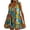 Multicolor#1, variant on Viikei Summer Dresses for Women Casual V Neck Sleeveless,Women's Summer Print Casual Loose Sleevless V-Neck Dress Multicolor S