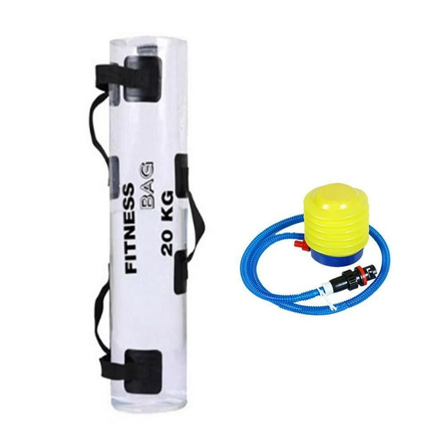 SharkTRUE Sac d'Eau D\'entraînement Physique Réglable Sac d'Eau Antidéflagrant PVC Robuste Poids Réglable jusqu'à 20kg
