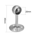 thumbnail image 3 of Uxcell 0.79" Pipe Dia 304 Stainless Steel Wardrobe Rail Support, 2 Pack, 3 of 4