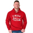 thumbnail image 5 of Finish Strong Bible Scripture Quote Hoodie Sweatshirt Women Men Brisco Brands S, 5 of 6