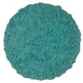 thumbnail image 5 of Home Weavers Modesto Collection 100% Cotton Tufted Round Round Bath Rugs, Extra Soft and Absorbent Round Bath Rugs, Non-Slip Round Bath Mats, Machine Washable 30" Round, Turquoise, 5 of 5