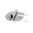 thumbnail image 3 of Birdeem Sewing Machine Needles,Sewing Rolled Hemmer Foot Sewing Rolled Hemmer Foot Universal 3-10Mm Wide Rolled Hem Pressure Foot Sewing Machine Presser Foot Hemmer Foot, 3 of 3