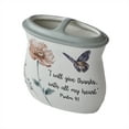 thumbnail image 2 of Mainstays Inspire Ceramic Wildflowers Butterflies Toothbrush Holder, 2 of 6