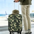 thumbnail image 3 of Stretch Luggage Cover S(18-20in)– Elastic Travel Suitcase Protector with Handle Openings & Bottom Closure, Washable Polyester Spandex Suitcases Cover, Camouflage Print, 3 of 5