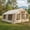 Beige, variant on Coody 17.2 (Forest Green) Inflatable Canvas Camping Tent for 2–10 People – Premium Two Room Family Air Beam Tent, Breathable TC Cotton Canvas, 80 in Standing Height, Stove Jack, Pump Included