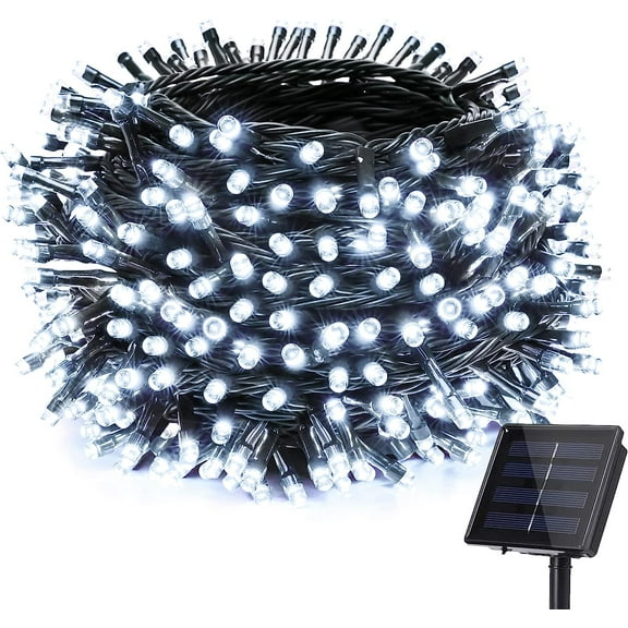 GHODEC Solar String Lights Outdoor Waterproof,52.3ft 160 LED Solar tree Lights,Backyard Lights Christmas Lights with 8 Modes for Patio Garden Tent Yard Christmas Outdoor Decor(Cool White)