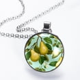 thumbnail image 2 of Pear Glass Design Circular Pendant Necklace - Stunning Jewelry for All Occasions, 2 of 5