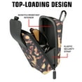 thumbnail image 4 of USA GEAR Hard Shell Glasses Case - Rugged Hard Case with Belt Loop & Carabiner - Tortoise Shell, 4 of 9