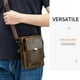 thumbnail image 2 of Bolso bandolera de cuero para teléfono celular, funda con clip para cinturón, funda para teléfono celular, funda para teléfono celular, funda para la cintura, compatible con iPhone de 7,7, 2 of 8