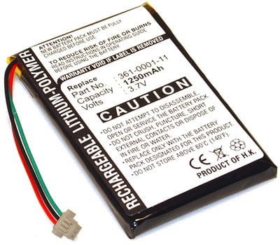 Nuvi 252w 010-00621-10 Rechargeable Battery 1250mAh For Garmin 361-00019-11 Nuvi 205W Nuvi 260