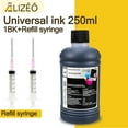 thumbnail image 2 of 250ml Refill Dye Ink Kit Universal Ink Compatible for HP Canon Epson Brother Printer and Ink Cartridges For HP301 302 304 305 1pcs cyan, 2 of 6