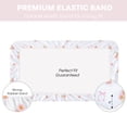 thumbnail image 4 of Plushii Baby Crib Sheets Fitted 2 Pack for Boys & Girls, 52'’ x 28'' Soft Microfiber Toddler Bed Sheets for Standard Crib & Toddler Mattresses (Daisies), 4 of 6