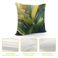 thumbnail image 4 of Acheng Palm Leaves with Lush Branches and Leaves Tropical Jungle Palm Leaves Plush Pillowcase White, 4 of 5