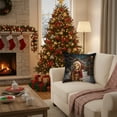 thumbnail image 3 of Festive Christmas Print Pillow Cover - Soft Holiday Decor for Couch, Sofa, Car Seat or Living Room, Cozy Decorative Accent C, 3 of 6