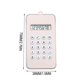 thumbnail image 3 of Mini calculadora de llavero con juego de laberinto, calculadora de mano de bolsillo para estudiantes y oficina, calculadora pequeña portátil para mochila o llaves, 3 of 7