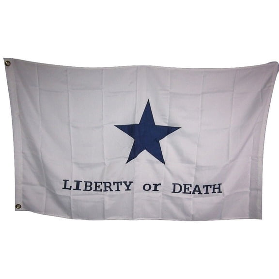 3x5 Embroidered Texas Goliad Battle Liberty Or Death 600D Nylon Flag 3'x5'