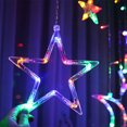 thumbnail image 4 of LED Starburst Fairy String Lights, Moon & Stars Night Light, Christmas Window Lights, Diwali Lights Indoor, Fairy Lights for Bedroom, 4 of 18
